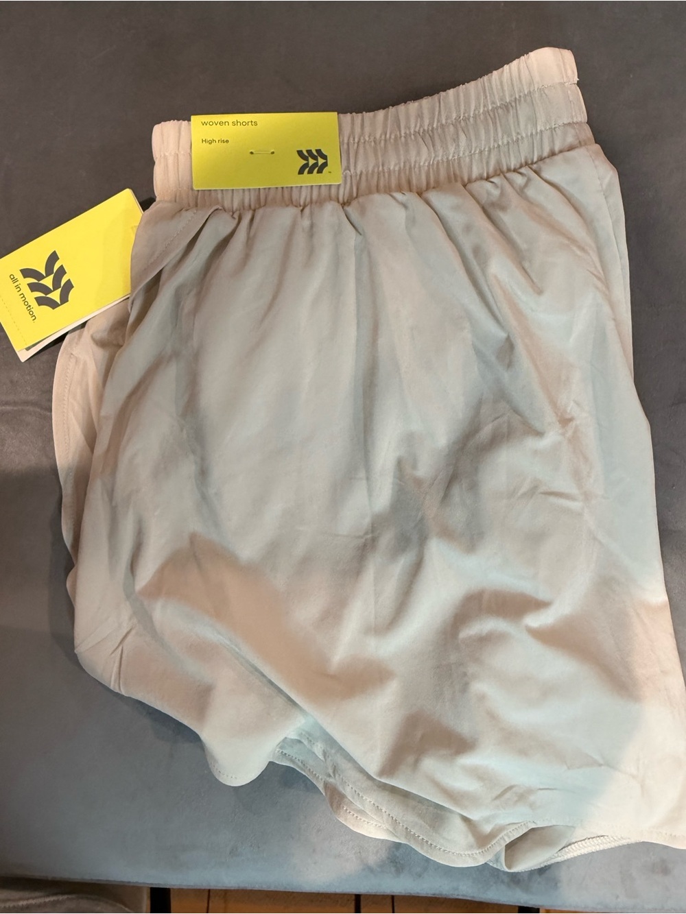 Target Women’s Woven High-Rise Shorts - Light Sage